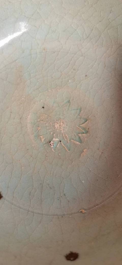 古玩陶瓷青白釉印花紋碗拍賣，當前價格5000元