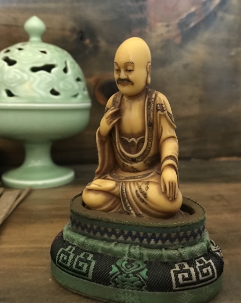 古玩玉器壽山石雕羅漢擺件拍賣，當(dāng)前價格6800元