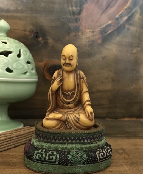 古玩玉器壽山石雕羅漢擺件拍賣，當(dāng)前價格6800元
