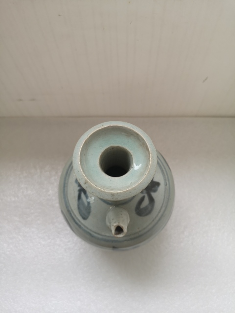 古玩陶瓷青花花卉紋酒壺拍賣,當前價格850元