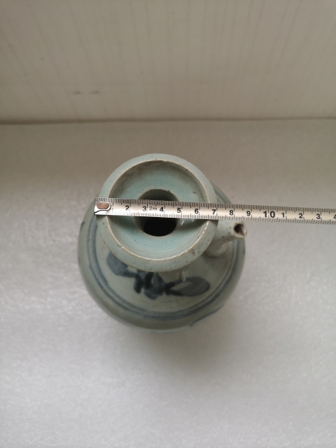 古玩陶瓷青花花卉紋酒壺拍賣,當前價格850元
