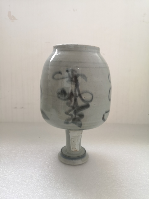 古玩陶瓷青花花卉紋酒壺拍賣,當前價格850元