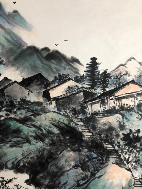 古玩字畫中美協(xié)宋志 山村清曉 帶合影拍賣,當(dāng)前價格1288元