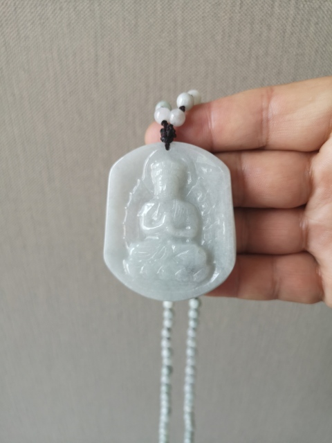 古玩玉器觀音牌子拍賣，當前價格450元