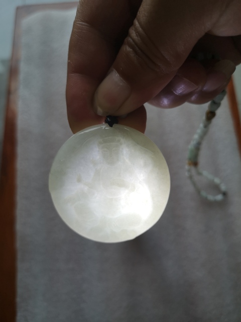 古玩玉器觀音牌子拍賣,當前價格680元