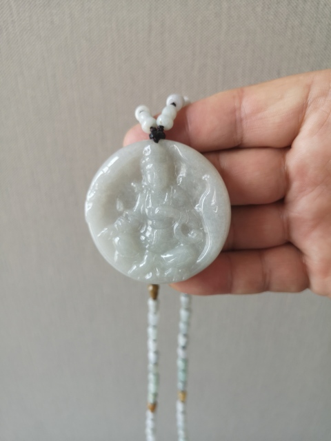 古玩玉器觀音牌子拍賣,當前價格680元