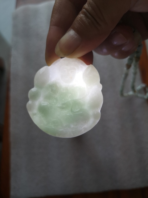 古玩玉器觀音牌子拍賣，當前價格450元