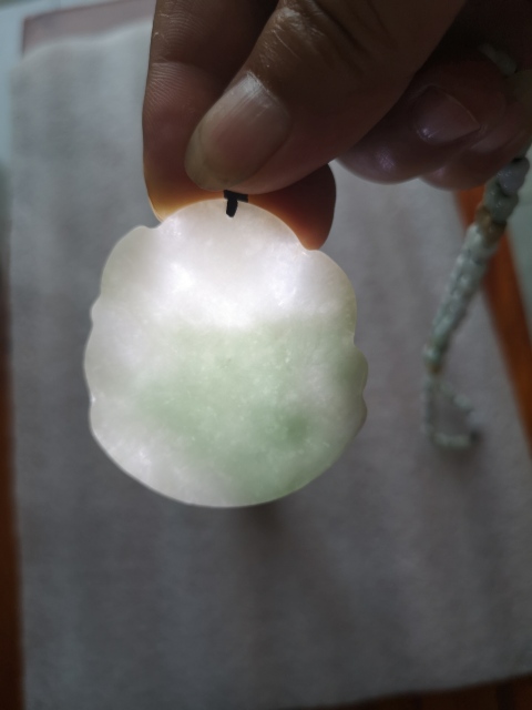 古玩玉器觀音牌子拍賣，當前價格450元