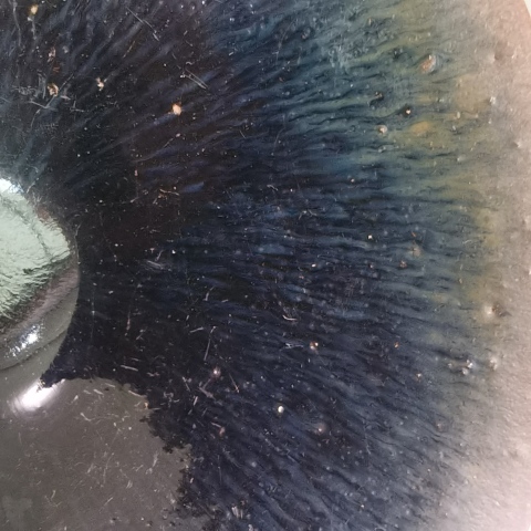 古玩陶瓷宋代建窯水吉窯正窯口建盞黑褐釉兔毫盞拍賣,當前價格8888元