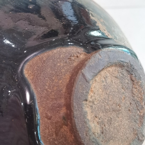 古玩陶瓷宋代建窯水吉窯正窯口建盞黑褐釉兔毫盞拍賣,當前價格8888元