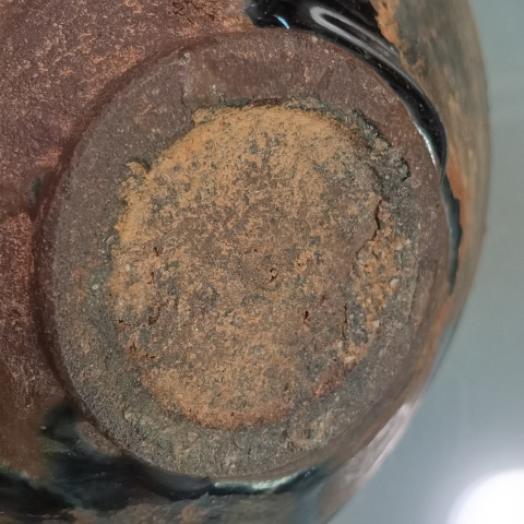古玩陶瓷宋代建窯水吉窯正窯口建盞黑褐釉兔毫盞拍賣,當前價格8888元