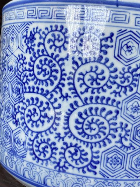 古玩陶瓷六十至八十年代青花提桶拍賣，當前價格4500元