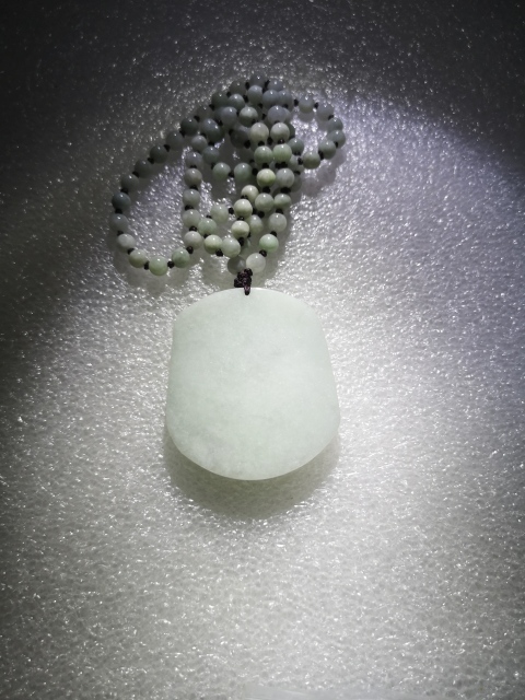 古玩玉器觀音牌子拍賣，當前價格450元
