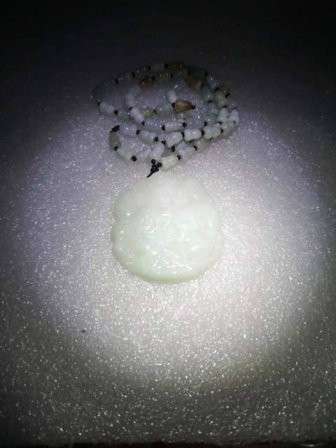 古玩玉器觀音牌子拍賣，當前價格450元