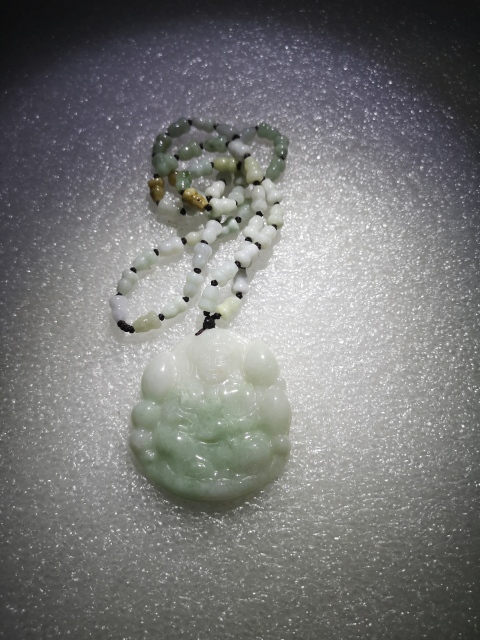 古玩玉器觀音牌子拍賣，當前價格450元