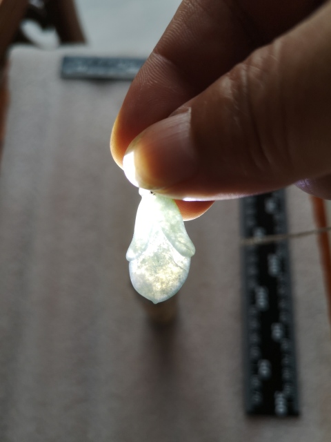 古玩玉器翡翠花墜拍賣，當前價格220元