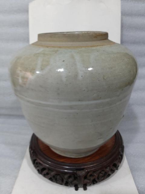 古玩陶瓷福建窯口青釉罐拍賣，當前價格1280元