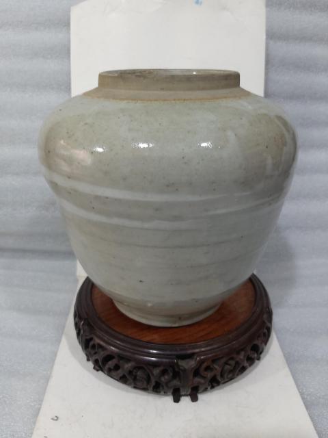 古玩陶瓷福建窯口青釉罐拍賣，當前價格1280元