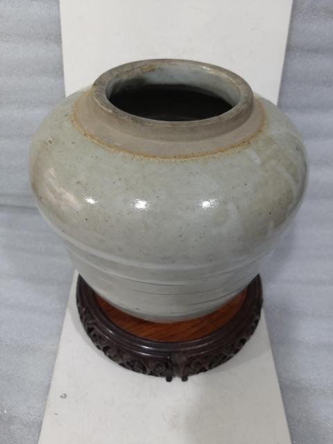 古玩陶瓷福建窯口青釉罐拍賣，當前價格1280元