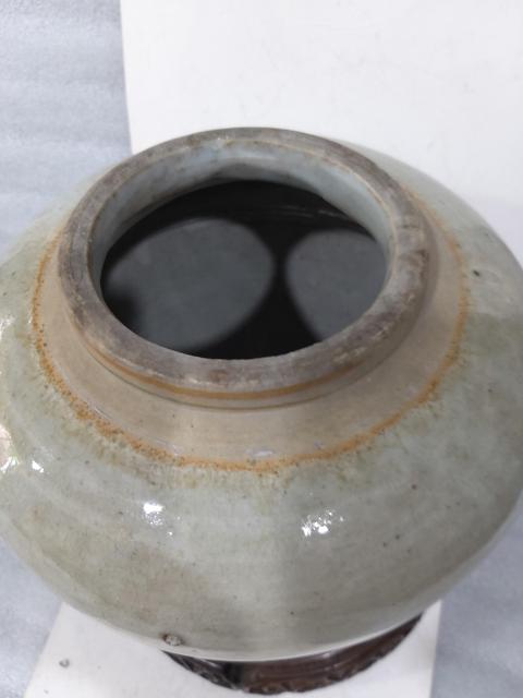 古玩陶瓷福建窯口青釉罐拍賣，當前價格1280元