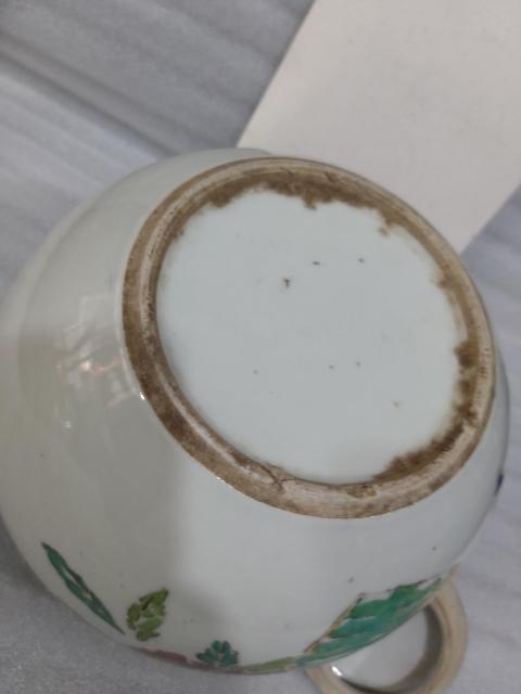 古玩陶瓷民國(guó)花間吉語(yǔ)紋彩繪西瓜罐拍賣(mài),當(dāng)前價(jià)格888元