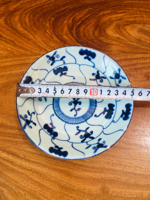 古玩陶瓷雍正青花雙面靈芝紋盤拍賣，當(dāng)前價(jià)格0元