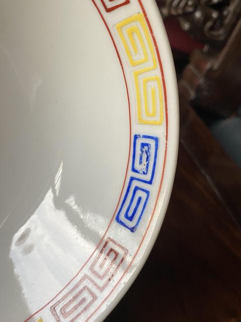 古玩陶瓷大清乾隆年制款六十至八十年代龍鳳紋彩瓷碗拍賣，當前價格260元