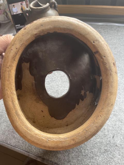 古玩陶瓷明末清初褐釉鏤空磁州窯系瓷枕拍賣,當前價格1000元