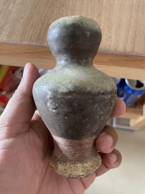 古玩陶瓷宋代褐釉葫蘆瓶拍賣,當前價格990元