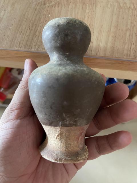 古玩陶瓷宋代褐釉葫蘆瓶拍賣,當前價格990元
