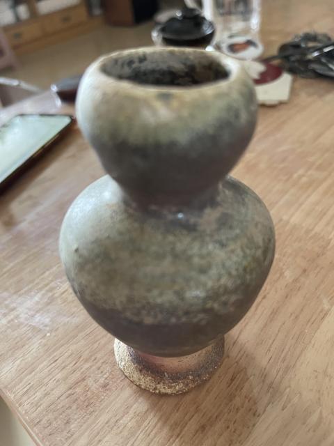 古玩陶瓷宋代褐釉葫蘆瓶拍賣,當前價格990元