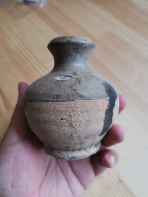 古玩陶瓷宋代褐釉瓶拍賣,當(dāng)前價(jià)格900元