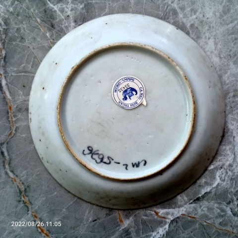 古玩陶瓷康熙外銷青花人物小碟(海撈瓷)已經實物鑒真拍賣,當前價格999元