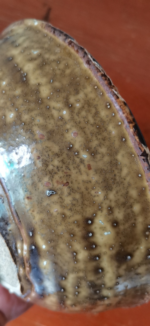 古玩陶瓷唐代褐釉餅足碗拍賣(mài)，當(dāng)前價(jià)格3000元