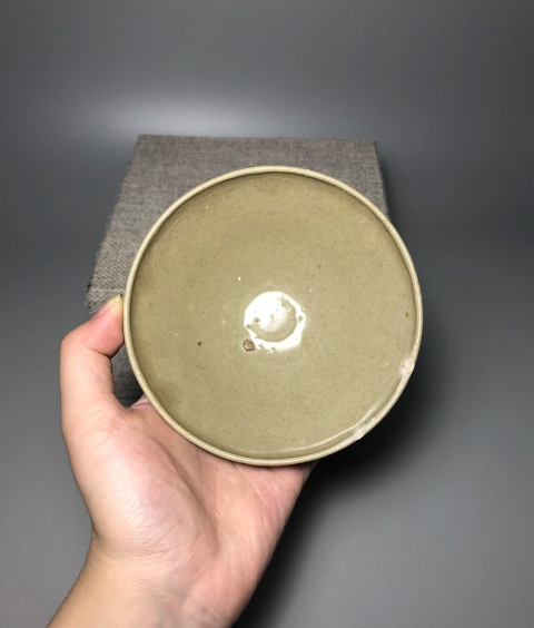 古玩陶瓷（已保真帶保真卡）（宋代）青釉斗笠盞拍賣，當前價格2888元