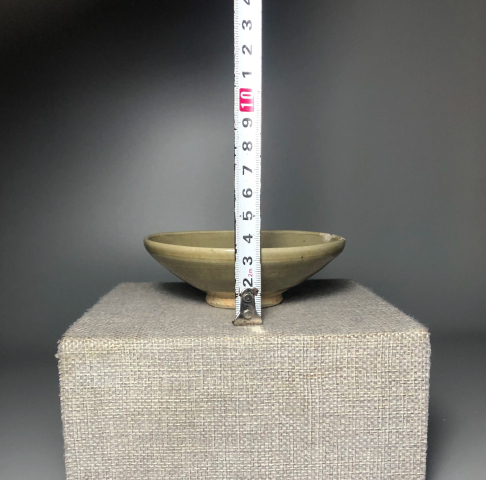 古玩陶瓷（已保真帶保真卡）（宋代）青釉斗笠盞拍賣，當前價格2888元