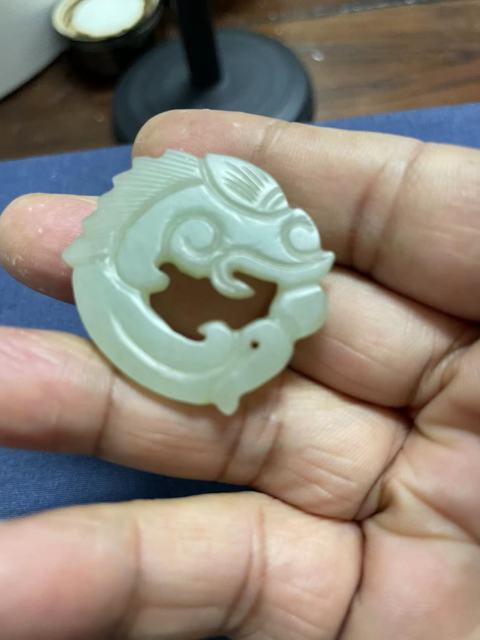 古玩玉器清代龍環拍賣,當前價格3000元