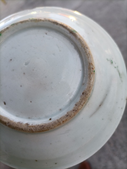 古玩陶瓷三彩花卉紋盤拍賣，當前價格500元