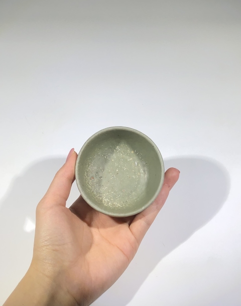 古玩陶瓷元龍泉青釉臥足杯拍賣,當前價格1999元