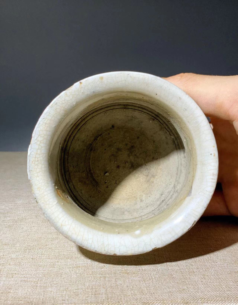 古玩陶瓷(清末民初)仿哥釉獸耳香爐拍賣,當前價格0元