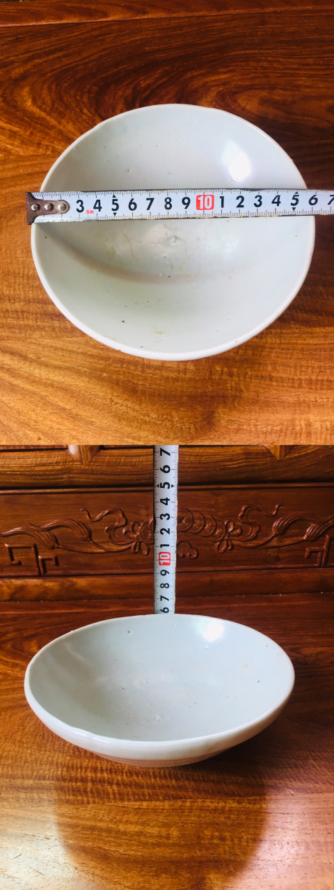 古玩陶瓷釉水漂亮青白釉碗拍賣,當前價格888元