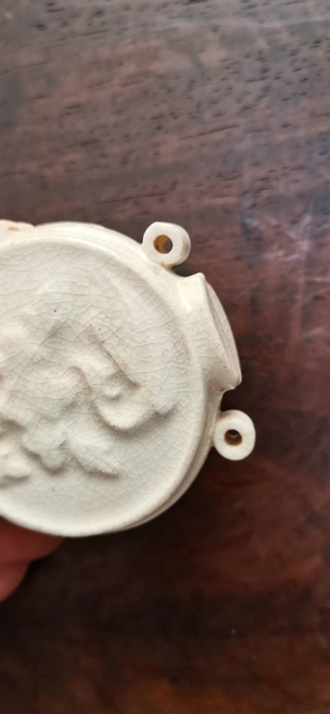 古玩陶瓷清代?青白釉水滴拍賣，當前價格99元