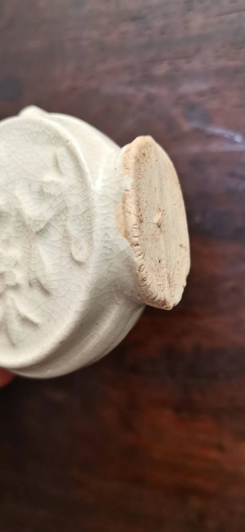 古玩陶瓷清代?青白釉水滴拍賣，當前價格99元