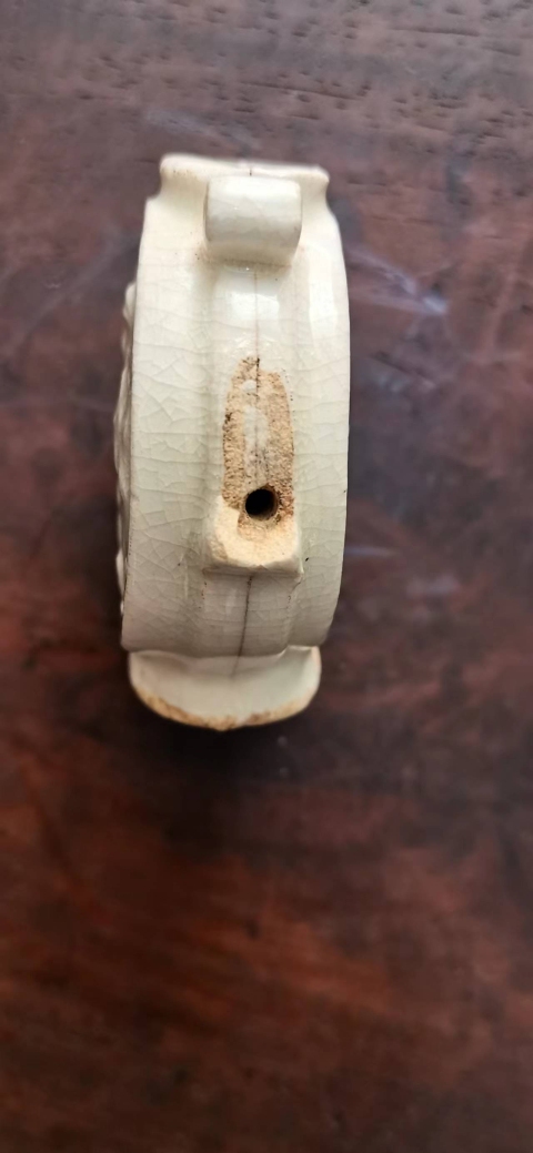 古玩陶瓷清代?青白釉水滴拍賣，當前價格99元