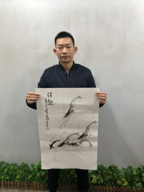 古玩字畫新水墨研究院理事壽石老師清趣圖拍賣,當前價格199元