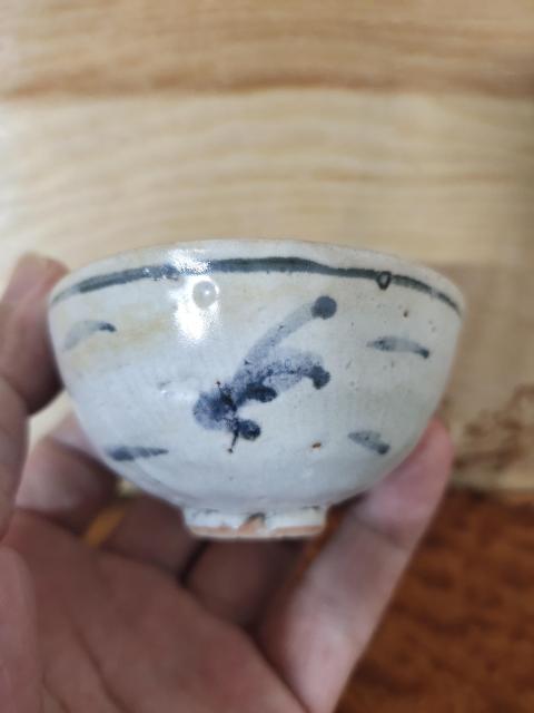 古玩陶瓷明晚期-青花螭龍紋小杯拍賣，當前價格500元