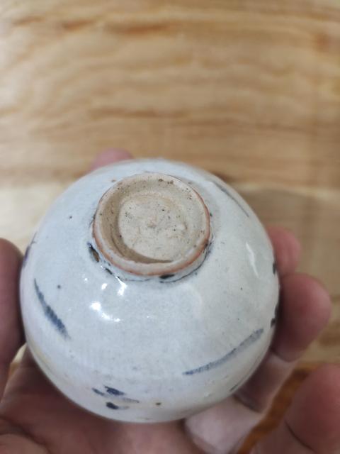 古玩陶瓷明晚期-青花螭龍紋小杯拍賣，當前價格500元