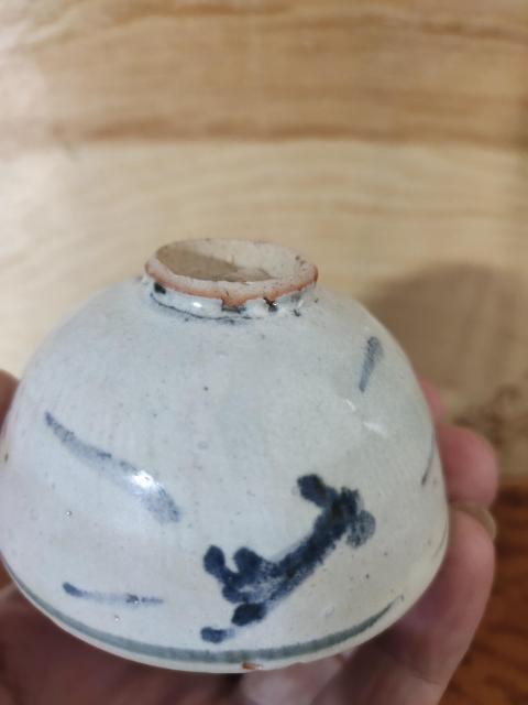 古玩陶瓷明晚期-青花螭龍紋小杯拍賣，當前價格500元