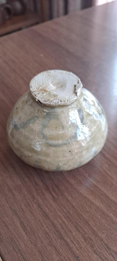 古玩陶瓷長沙窯點綠彩水盂拍賣,當前價格1500元