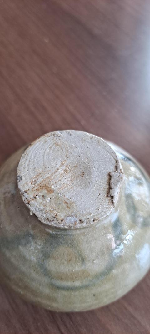 古玩陶瓷長沙窯點綠彩水盂拍賣,當前價格1500元